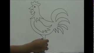 Detail Tutorial Menggambar Ayam Nomer 19