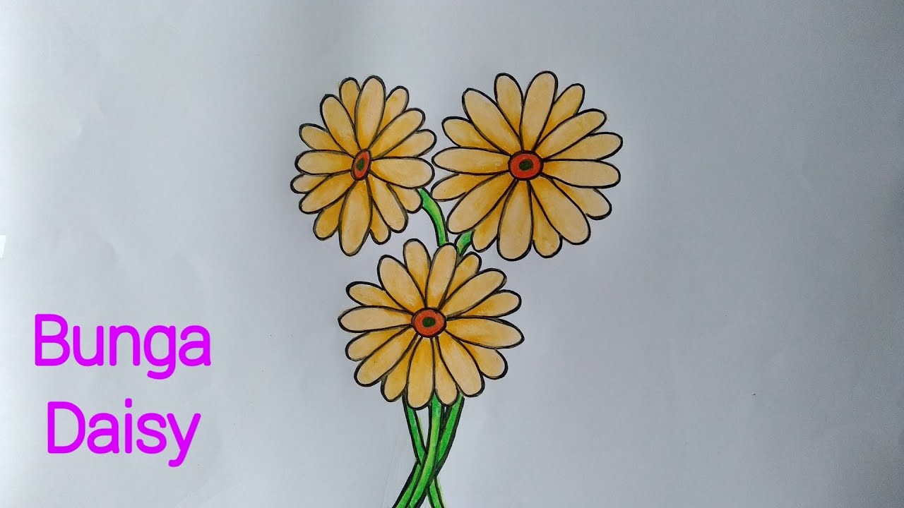 Detail Tutorial Menggambar Bunga Nomer 19