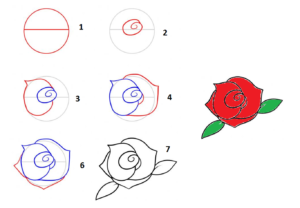 Detail Tutorial Menggambar Bunga Mawar Nomer 43