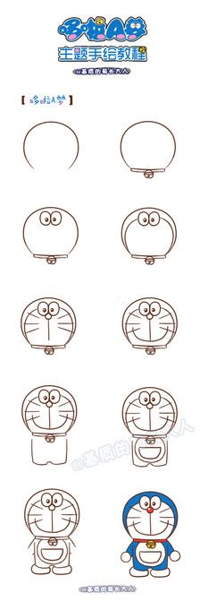 Detail Tutorial Menggambar Doraemon Nomer 12
