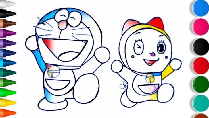 Detail Tutorial Menggambar Doraemon Nomer 16
