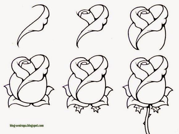 Detail Tutorial Menggambar Flora Nomer 2