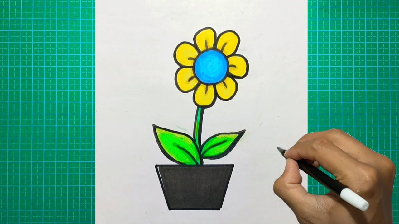 Detail Tutorial Menggambar Flora Nomer 17