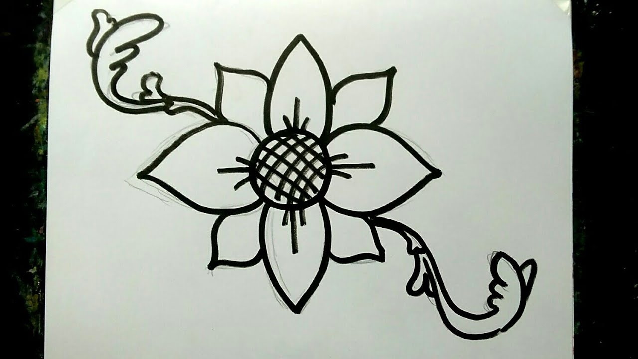 Detail Tutorial Menggambar Flora Nomer 18