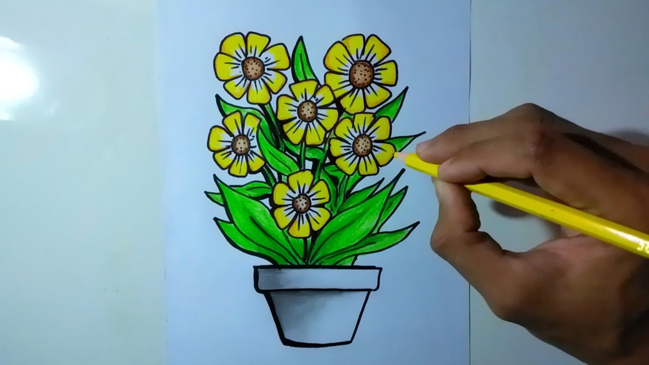 Detail Tutorial Menggambar Flora Nomer 3