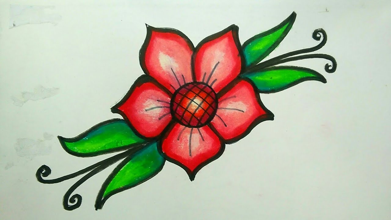 Detail Tutorial Menggambar Flora Nomer 24