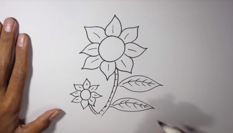 Detail Tutorial Menggambar Flora Nomer 32