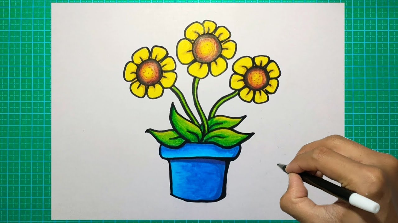 Detail Tutorial Menggambar Flora Nomer 6