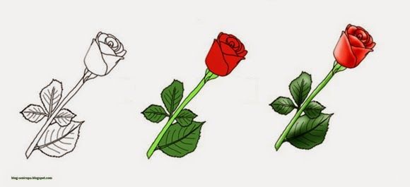 Detail Tutorial Menggambar Flora Nomer 9