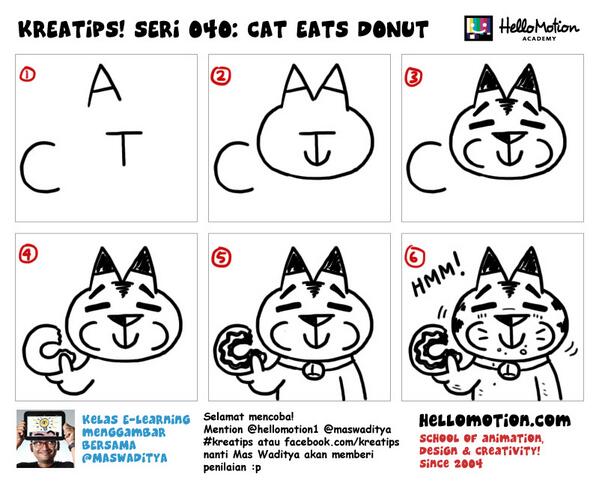 Detail Tutorial Menggambar Kucing Nomer 35