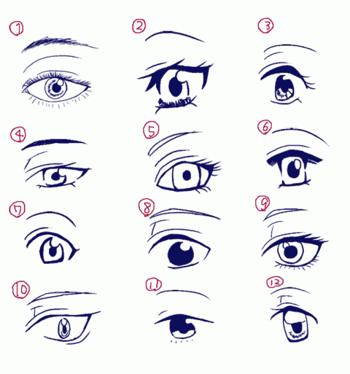 Detail Tutorial Menggambar Mata Nomer 12
