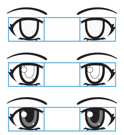 Detail Tutorial Menggambar Mata Nomer 6