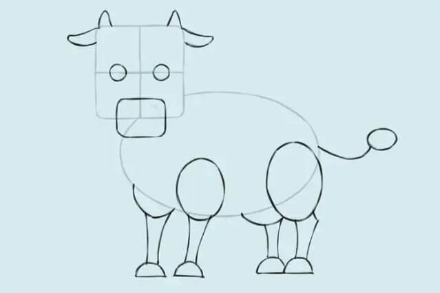 Detail Tutorial Menggambar Sapi Nomer 26