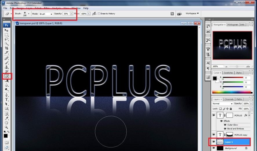 Detail Tutorial Photoshop Cs3 Efek Transparan Nomer 47