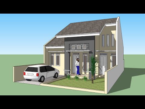 Tutorial Sketchup Rumah Minimalis - KibrisPDR