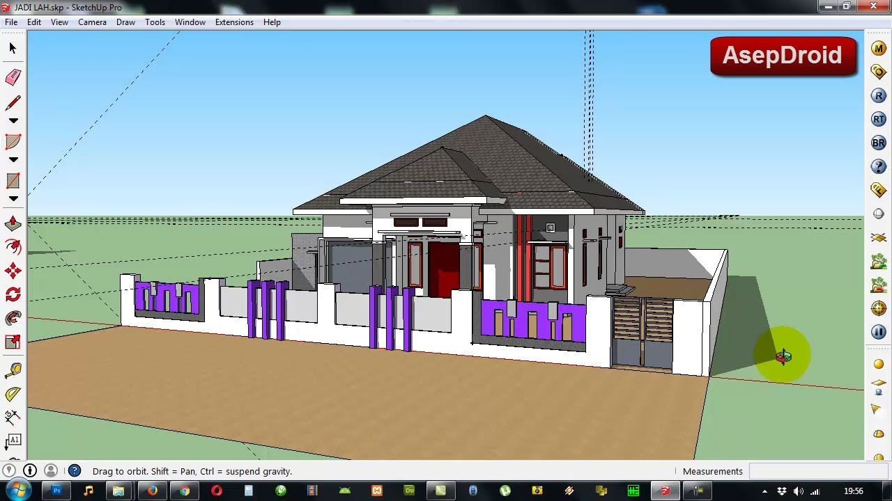 Detail Tutorial Sketchup Rumah Minimalis Nomer 3