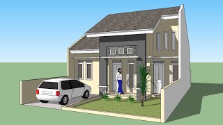 Detail Tutorial Sketchup Rumah Minimalis Nomer 5