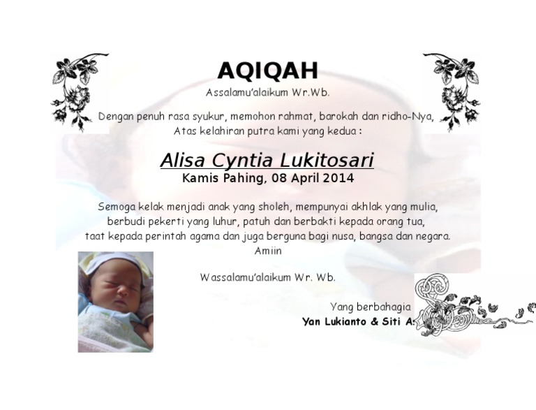 Detail Tutup Besek Aqiqah Nomer 4