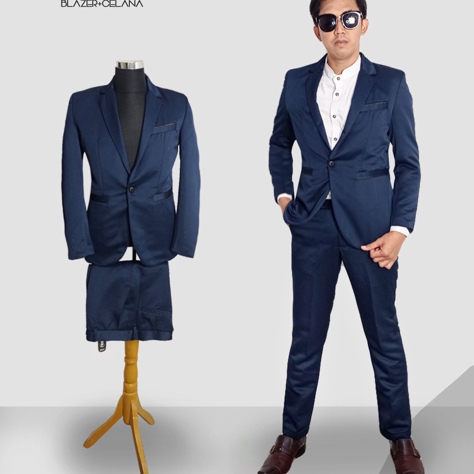 Detail Tuxedo Biru Dongker Nomer 44