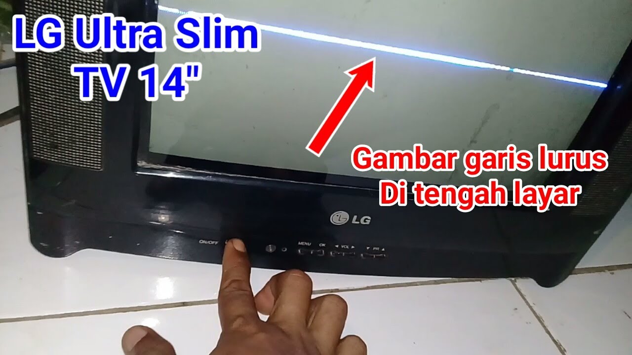 Detail Tv Lg Gambar Hanya Ditengah Nomer 6