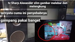 Detail Tv Sharp Alexander Slim Gambar Melebar Nomer 10