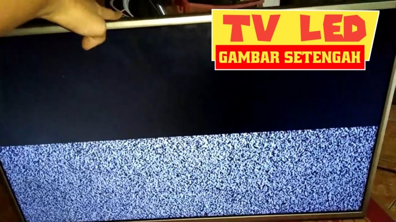 Detail Tv Sharp Gambar Hanya Separo Nomer 5