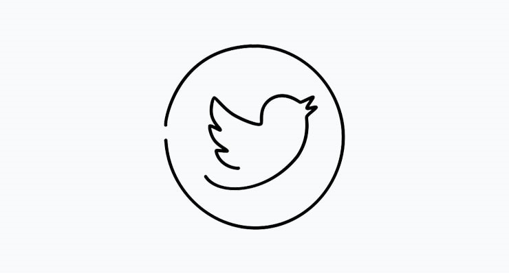 Detail Twitter Logo White Nomer 46