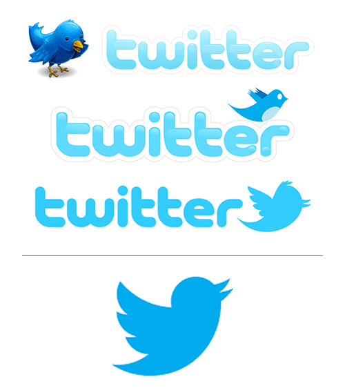 Detail Twitter Logos Over Time Nomer 19