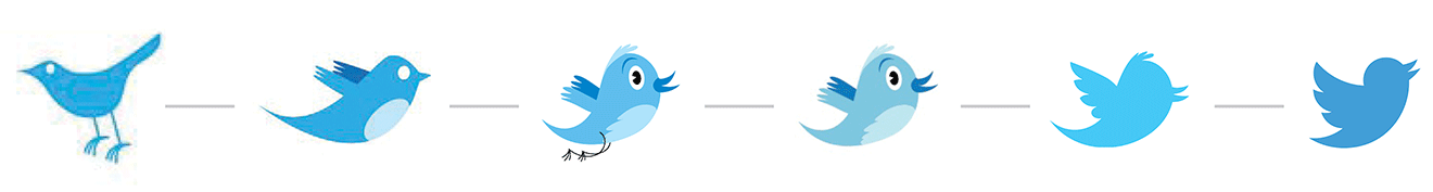 Detail Twitter Logos Over Time Nomer 6