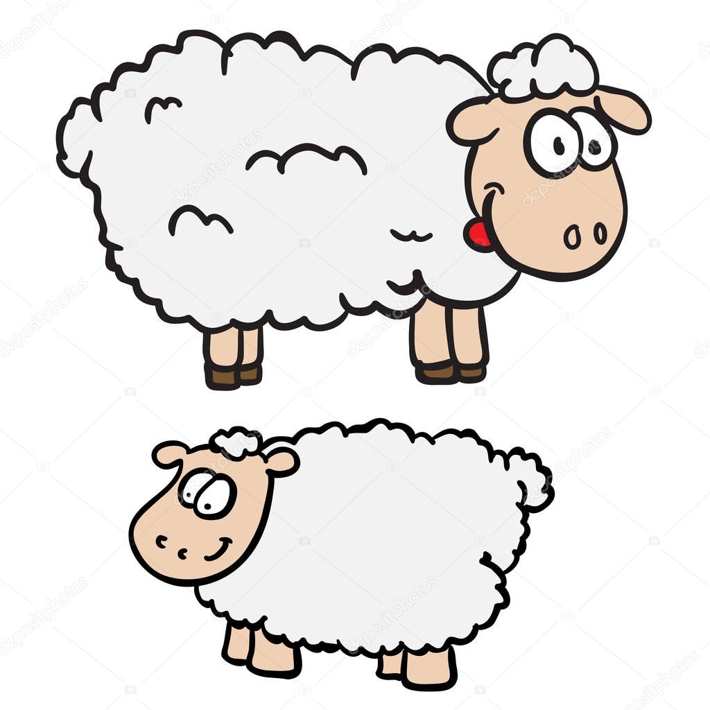 Detail Two Lambs Clipart Nomer 19