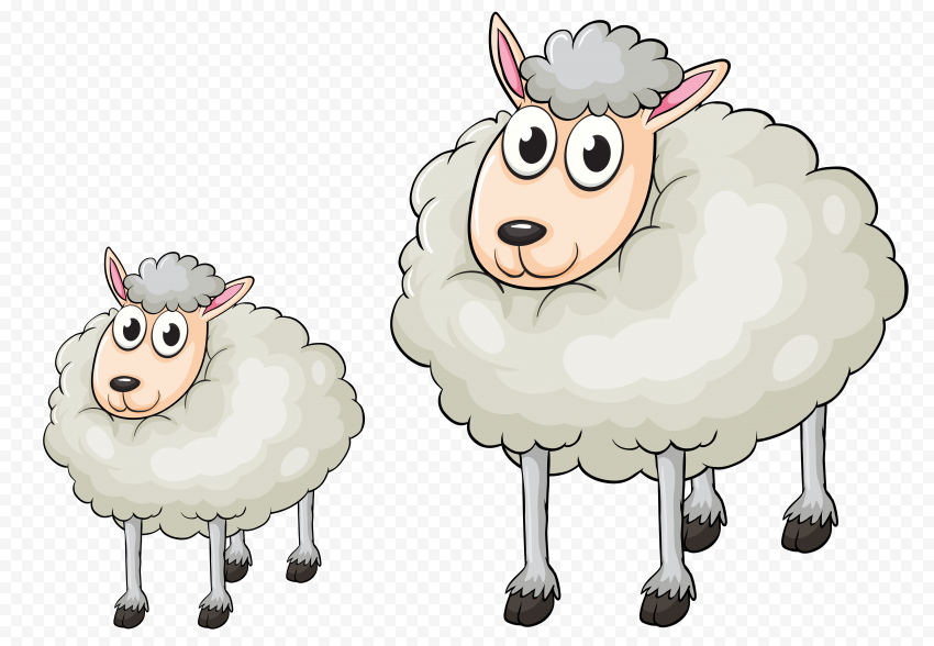 Detail Two Lambs Clipart Nomer 5