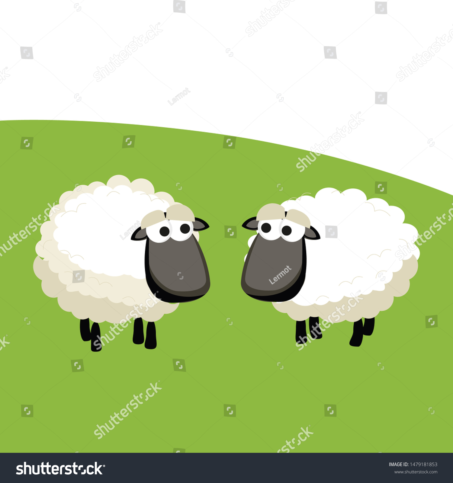Detail Two Sheeps Nomer 23