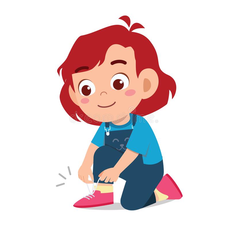 Detail Tying Shoes Clipart Nomer 9