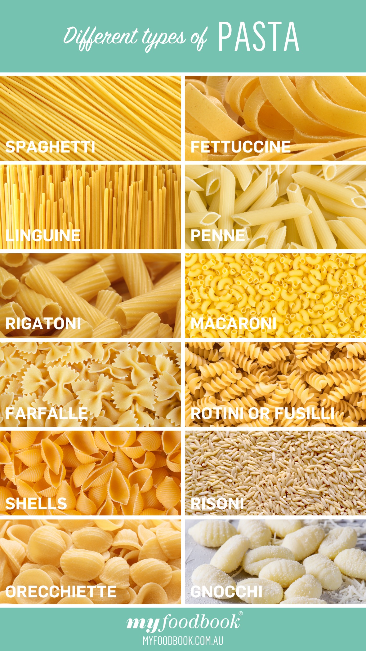 Detail Types Of Pasta With Images Nomer 5