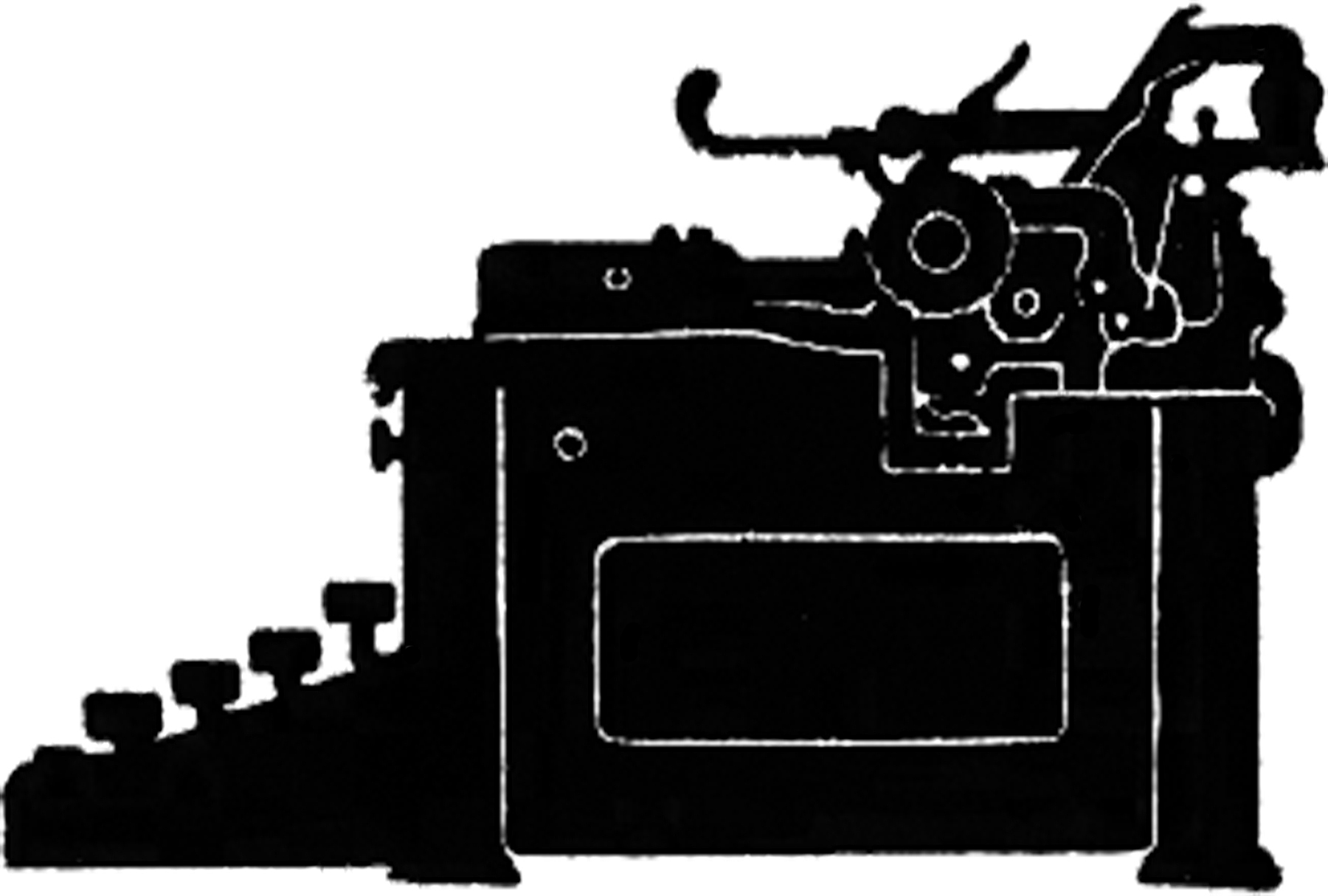 Detail Typewriter Clip Art Free Nomer 39