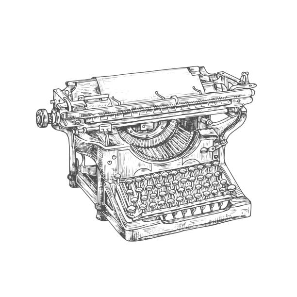 Detail Typewriter Clip Art Free Nomer 44