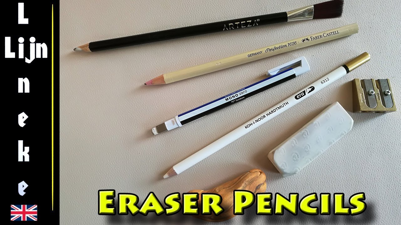Detail Typewriter Eraser Pencil With Brush Nomer 43
