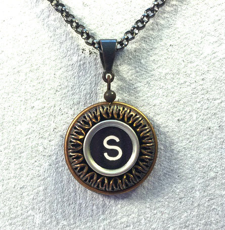 Detail Typewriter Key Jewelry Nomer 9