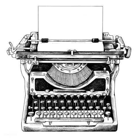 Detail Typewriter Transparent Nomer 14
