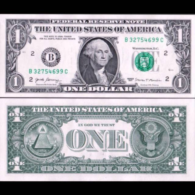 Download Uang 1 Dollar Nomer 13