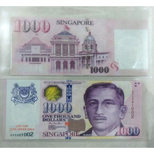 Detail Uang 1000 Dolar Amerika Nomer 29