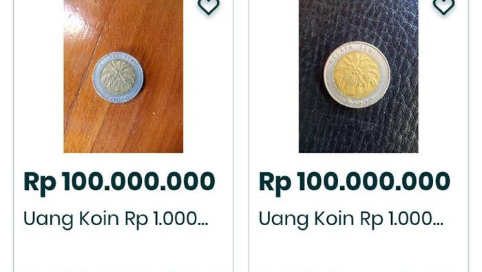 Detail Uang 1000 Logam Gambar Kelapa Sawit Nomer 23