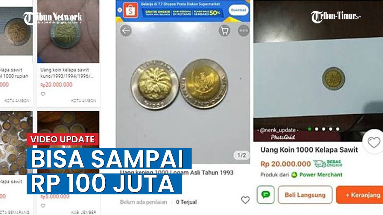 Detail Uang 1000 Logam Gambar Kelapa Sawit Nomer 27