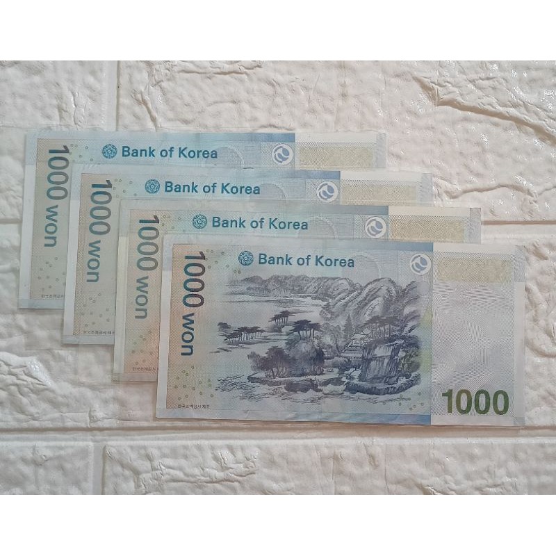 Detail Uang 1000 Won Nomer 50