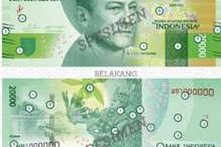 Detail Uang 20 Ribu Rupiah Nomer 20