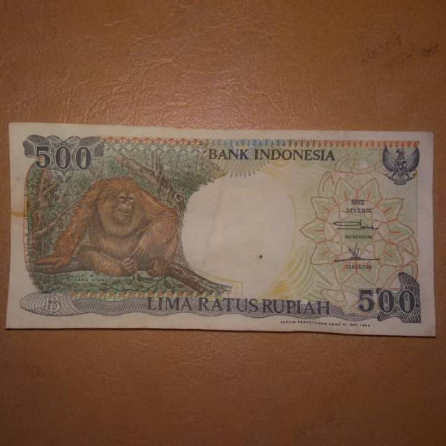 Detail Uang 500 Gambar Orang Utan Nomer 21