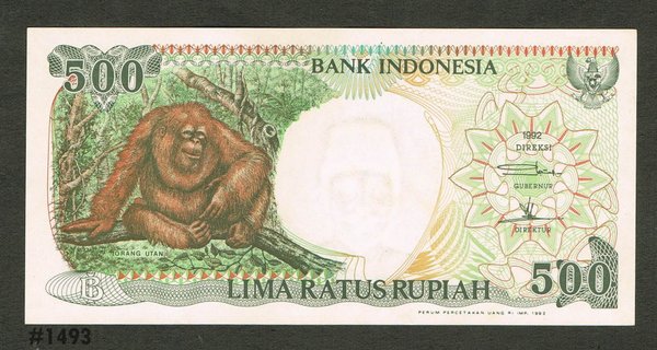 Detail Uang 500 Gambar Orang Utan Nomer 5