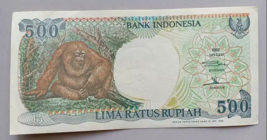 Detail Uang 500 Gambar Orang Utan Nomer 7