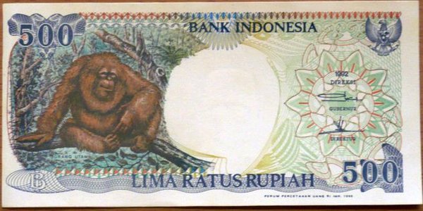 Detail Uang 500 Rupiah Gambar Monyet Nomer 11