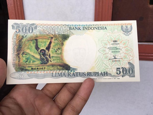 Detail Uang 500 Rupiah Gambar Monyet Nomer 7